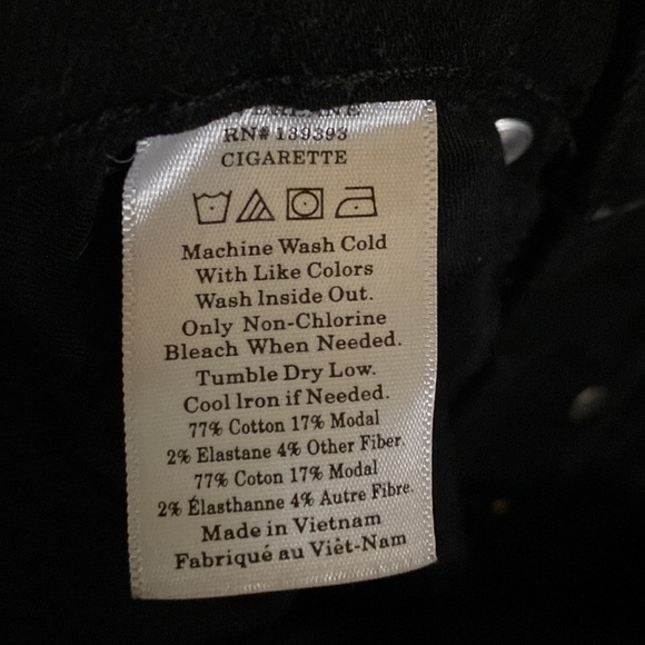 Everlane Size 27 High Rise Slim Straight Cigarette Jean - Picture 12 of 12